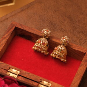 NAVRATAN JHUMKI SET