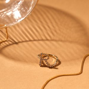 ALPHABET DIAMOND RING