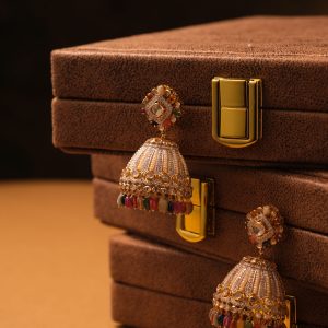 NAVRATAN JHUMKI SET